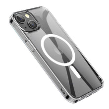 Заредете изображение във визуализатора на галерията – HOCO Magnetic airbag anti-fall case compatible with MagSafe do IPHONE 15 transparent
