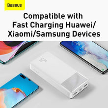 Заредете изображение във визуализатора на галерията – Power bank baseus bipow - 20 000mah lcd quick charge pd15w white ppdml-j02 - TopMag
