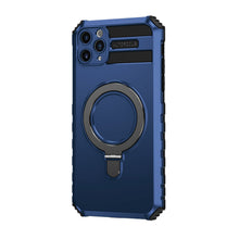 Заредете изображение във визуализатора на галерията – Tel Protect Armor Magsafe Metal Ring Case for Iphone 11 Pro Max blue
