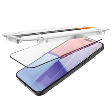 Заредете изображение във визуализатора на галерията – TEMPERED GLASS Spigen GLAS.TR "EZ FIT" FC IPHONE 15 PRO MAX BLACK
