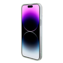 Заредете изображение във визуализатора на галерията – Original Case GUESS IML Iridescent Magsafe hardcase GUHMP15MHITSQ for Iphone 15 Plus turquoise
