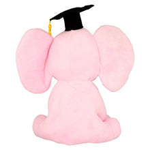 Заредете изображение във визуализатора на галерията – Plush elephant with cap pink
