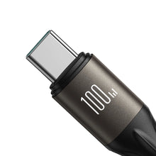 Заредете изображение във визуализатора на галерията – Joyroom Light-Speed ​​Series SA25-CC5 100W USB-C / USB-C Cable 1.2m - Black
