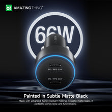 Заредете изображение във визуализатора на галерията – Amazing Thing Car charger Speed Pro SP66WCC - 2xType C - PD 66W black
