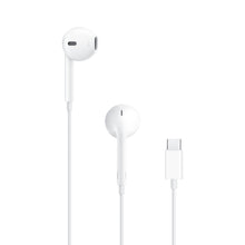 Заредете изображение във визуализатора на галерията – Apple EarPods MTJY3ZM/A USB-C wired in-ear headphones - white
