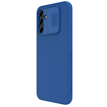 Заредете изображение във визуализатора на галерията – Nillkin CamShield Case for Samsung Galaxy A14 5G / Galaxy A14 cover with camera cover blue
