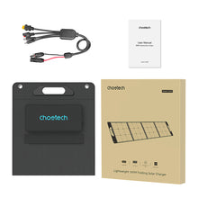 Заредете изображение във визуализатора на галерията – Choetech SC016 300W Light-weight Solar Charger Pannel Black
