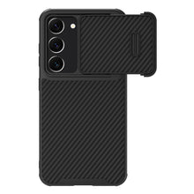 Заредете изображение във визуализатора на галерията – Nillkin Synthetic Fiber S Case for Samsung Galaxy S23+ cover camera cover black
