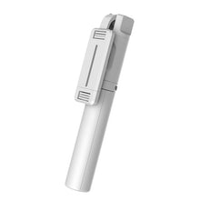Заредете изображение във визуализатора на галерията – Selfie Stick MINI - with detachable bluetooth remote control and tripod - P30 WHITE
