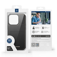 Заредете изображение във визуализатора на галерията – 3in1 Wallet Case with Stand for iPhone 15 Pro Max MagSafe RFID Blocker Dux Ducis Rafi Mag - Black
