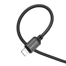 Заредете изображение във визуализатора на галерията – Borofone Cable BX87 Sharp - USB to Lightning - 2,4A 1 metre black
