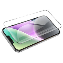 Заредете изображение във визуализатора на галерията – Borofone Tempered glass BF6 Diamond Armor Full Screen HD for Iphone 14/13/13 Pro
