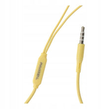 Заредете изображение във визуализатора на галерията – Wired earphones with micro Jack 3,5mm PA-E65 yellow
