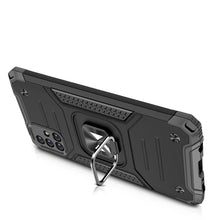 Заредете изображение във визуализатора на галерията – Wozinsky Ring Armor Case Kickstand Tough Rugged Cover for Samsung Galaxy M31s red
