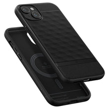 Заредете изображение във визуализатора на галерията – CASEOLOGY PARALLAX MAG MAGSAFE IPHONE 15 MATTE BLACK
