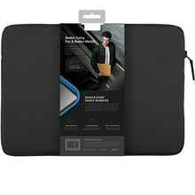 Заредете изображение във визуализатора на галерията – Uniq Vienna laptop Sleeve 16" case - black Waterproof RPET
