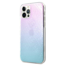 Заредете изображение във визуализатора на галерията – Guess GUHCP12L3D4GGBP iPhone 12 Pro Max 6,7" niebiesko-różowy/blue&amp;pink hardcase 4G 3D Pattern Collection
