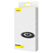 Заредете изображение във визуализатора на галерията – Baseus 2x tempered glass 0.3 mm for the entire camera iPhone 12 lens (SGAPIPH61N-AJT02)
