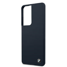 Заредете изображение във визуализатора на галерията – Original faceplate case BMW BMHCS21LSILNA for SAMSUNG S21 Ultra (Signature / navy)
