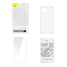 Заредете изображение във визуализатора на галерията – Baseus Crystal Case for iPhone 14 Pro thin cover + transparent glass
