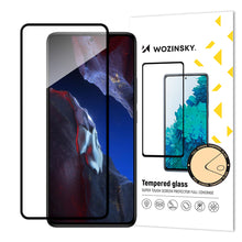 Заредете изображение във визуализатора на галерията – Tempered Glass for Xiaomi Poco F5 Pro 9H with Wozinsky Frame Full Glue Tempered Glass - Black
