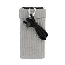 Заредете изображение във визуализатора на галерията – TelOne mobile phone sock with neck strap, stripes design 07

