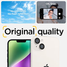 Заредете изображение във визуализатора на галерията – Spigen OPTIK.TR ”EZ FIT” CAMERA PROTECTOR 2-PACK IPHONE 14 / 14 PLUS STARLIGHT
