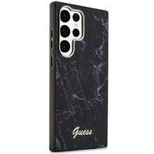 Заредете изображение във визуализатора на галерията – Guess GUHCS23LPCUMAK S23 Ultra S918 black/black hardcase Marble
