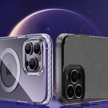 Заредете изображение във визуализатора на галерията – Kingxbar PQY Ice Crystal Series magnetic case for iPhone 14 Plus MagSafe purple
