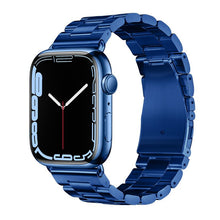 Заредете изображение във визуализатора на галерията – HOCO strap for Apple Watch 42/44/45/49mm Grand steel WA10 black
