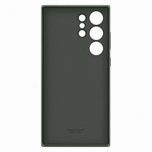 Заредете изображение във визуализатора на галерията – Samsung Leather Cover case for Samsung Galaxy S23 Ultra case made of natural leather green (EF-VS918LGEGWW)
