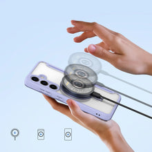 Заредете изображение във визуализатора на галерията – Dux Ducis Skin X Pro case with magnetic ring / stand for Samsung S24 - purple
