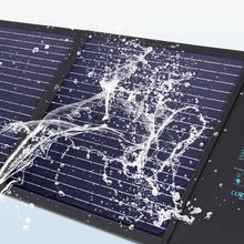 Заредете изображение във визуализатора на галерията – Choetech solar charger 100W foldable USB C, 2x USB PD QC black (SC009-V2)
