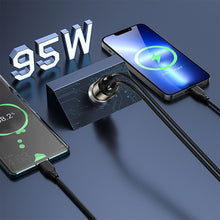 Заредете изображение във визуализатора на галерията – WiWU - Car Charger Wi-QC012 95W PD+QC USB A+USB C
