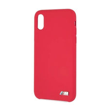 Заредете изображение във визуализатора на галерията – Etui hardcase BMW BMHCPXMSILRE iPhone X /Xs czerwony/red Silicone M Collection

