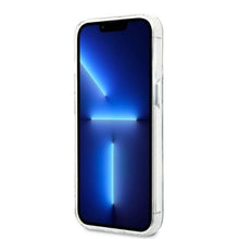 Заредете изображение във визуализатора на галерията – Karl Lagerfeld KLHMP13LHKCT iPhone 13 Pro / 13 6.1" hardcase transparent Karl &amp; Choupette Aluminum Magsafe
