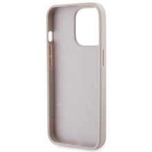 Заредете изображение във визуализатора на галерията – Guess GUHCP13LP4TDSCPP case for iPhone 13 Pro / 13 - pink Crossbody 4G Metal Logo
