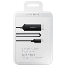Заредете изображение във визуализатора на галерията – Samsung HDMI cable - USB-C 4K 60Hz 1.38m black (EE-I3100FBEGWW)
