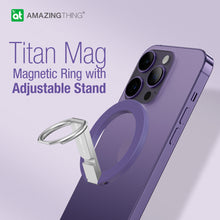 Заредете изображение във визуализатора на галерията – Amazing Thing Ring Titan Mag Magnetic holder stand IGTMBK purple
