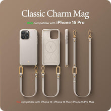 Заредете изображение във визуализатора на галерията – Spigen CYRILL CLASSIC CHARM MAG MAGSAFE IPHONE 15 PRO CREAM

