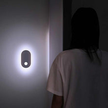 Заредете изображение във визуализатора на галерията – Baseus led (white light) aisle light with motion detector + cable for charging dgsun-rb02 white - TopMag
