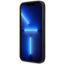 Заредете изображение във визуализатора на галерията – Case BMW BMHMP14L22RPSK iPhone 14 Pro 6.1" black/black Leather Seats Pattern MagSafe
