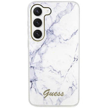 Заредете изображение във визуализатора на галерията – Guess GUHCS23MPCUMAH S23+ S916 white/white hardcase Marble
