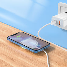 Заредете изображение във визуализатора на галерията – Borofone Wireless induction charger BQ27 Pole magnetic 15W white
