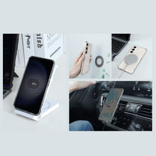 Заредете изображение във визуализатора на галерията – Nillkin Nature Pro Magnetic Case for Samsung Galaxy S23+ with MagSafe armored cover white
