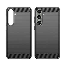 Заредете изображение във визуализатора на галерията – Case for Carbon Case Samsung Galaxy S24+ flexible silicone carbon cover - black
