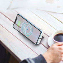 Заредете изображение във визуализатора на галерията – Choetech power bank with magnetic charging 10000mAh MagSafe / Qi / USB C white

