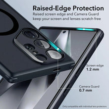 Заредете изображение във визуализатора на галерията – ESR Classic Hybrid Halolock case for Samsung Galaxy S24 Ultra - transparent and black
