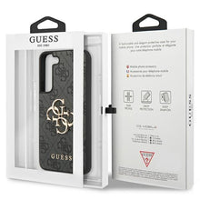 Заредете изображение във визуализатора на галерията – Guess GUHCS23S4GMGGR S23 S911 grey/grey hardcase 4G Big Metal Logo
