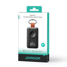 Заредете изображение във визуализатора на галерията – Joyroom wireless powerbank 2000mAh 3W for Apple Watch black (JR-WQW01)
